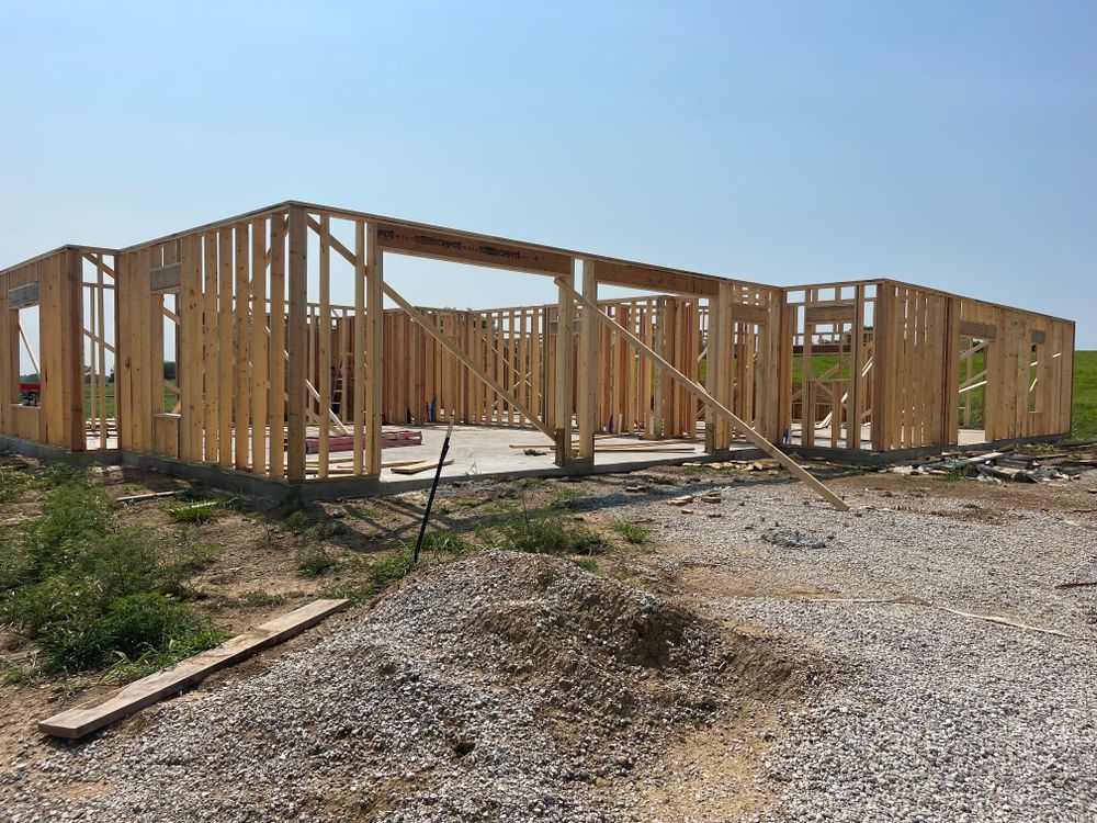 Framing for Edgecomb Builders in Garnett, KS