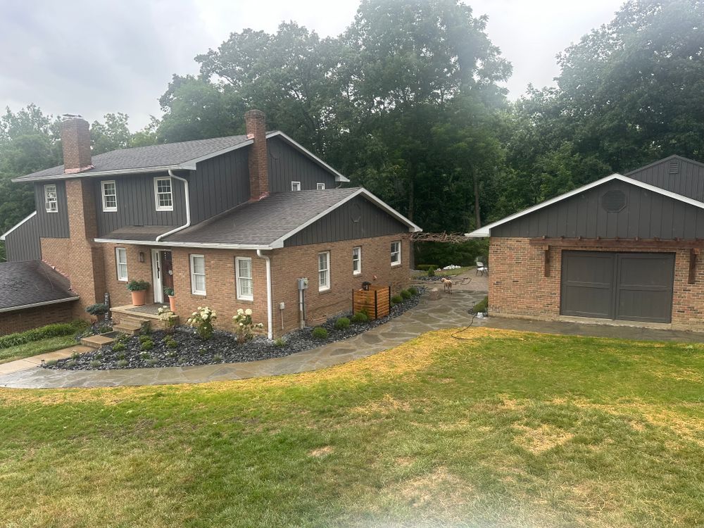 Flagstone Installation for Higgins landscaping LLC in West Jefferson, OH