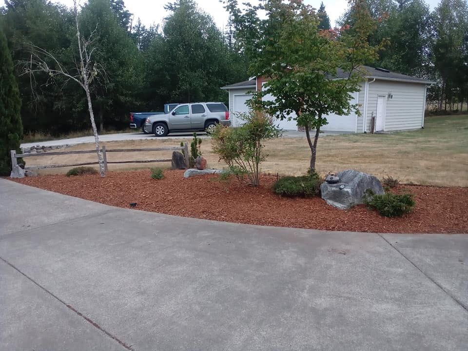 Landscape Design and Installation for WorkHorse Landscaping, LLC in Seabeck, WA