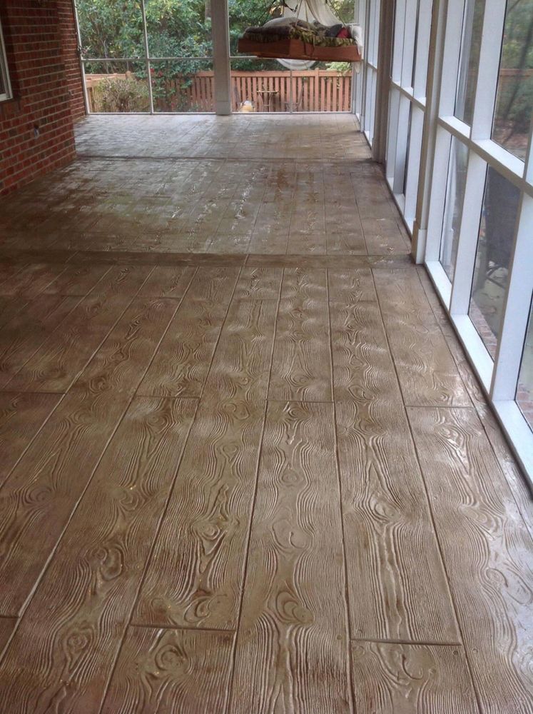  Stamped Concrete for Rock Solid Custom Concrete in Wilmington, NC
