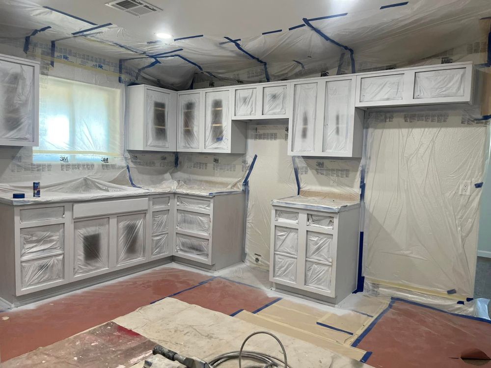 Transform your kitchen or bathroom with our cabinet refinishing service. We revitalize existing cabinets, providing a cost-effective upgrade that enhances the beauty and durability of your home's interior. for Dodge Brothers Painting in Apache Junction, AZ