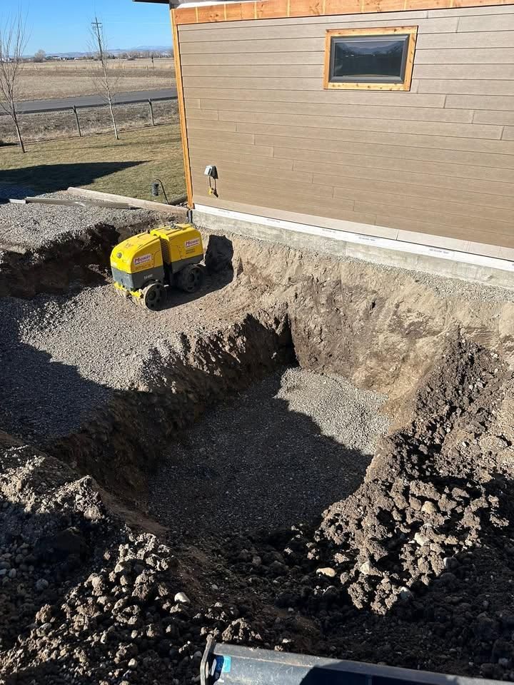 Dirt Work for R&H Homes in Bozeman, MT