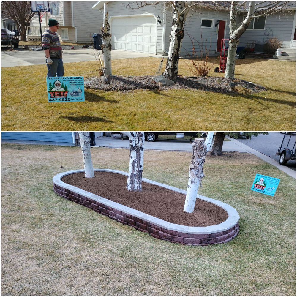 Landscaping for Yeti Snow and Lawn Services in Helena, Montana