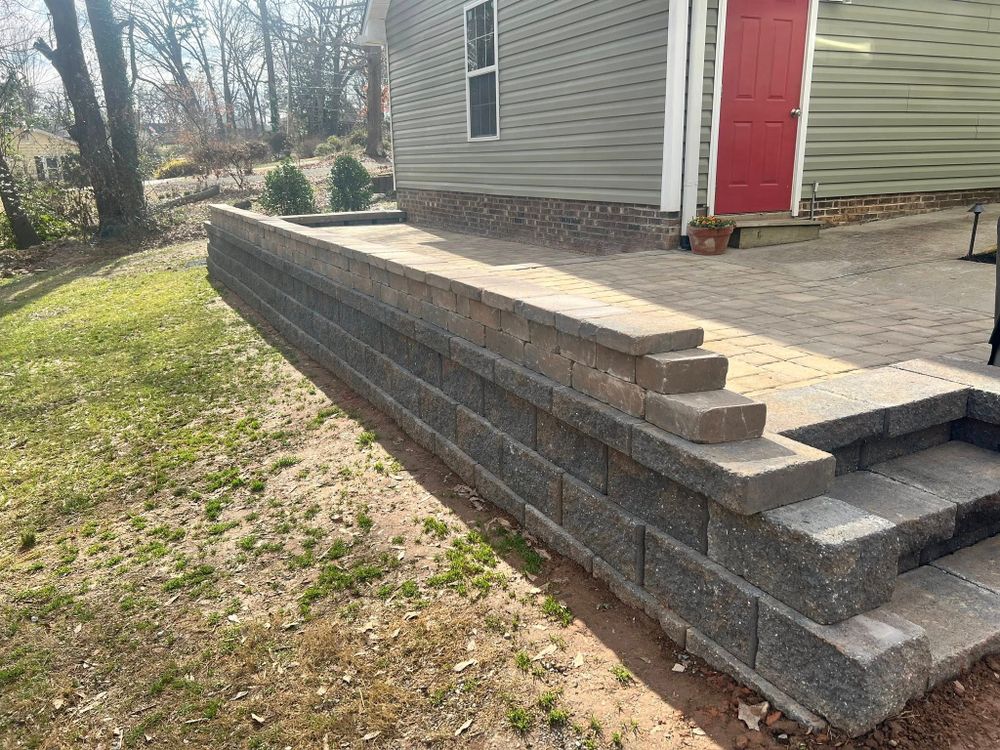 Hardscaping for Massey Landscapings in Gastonia, NC