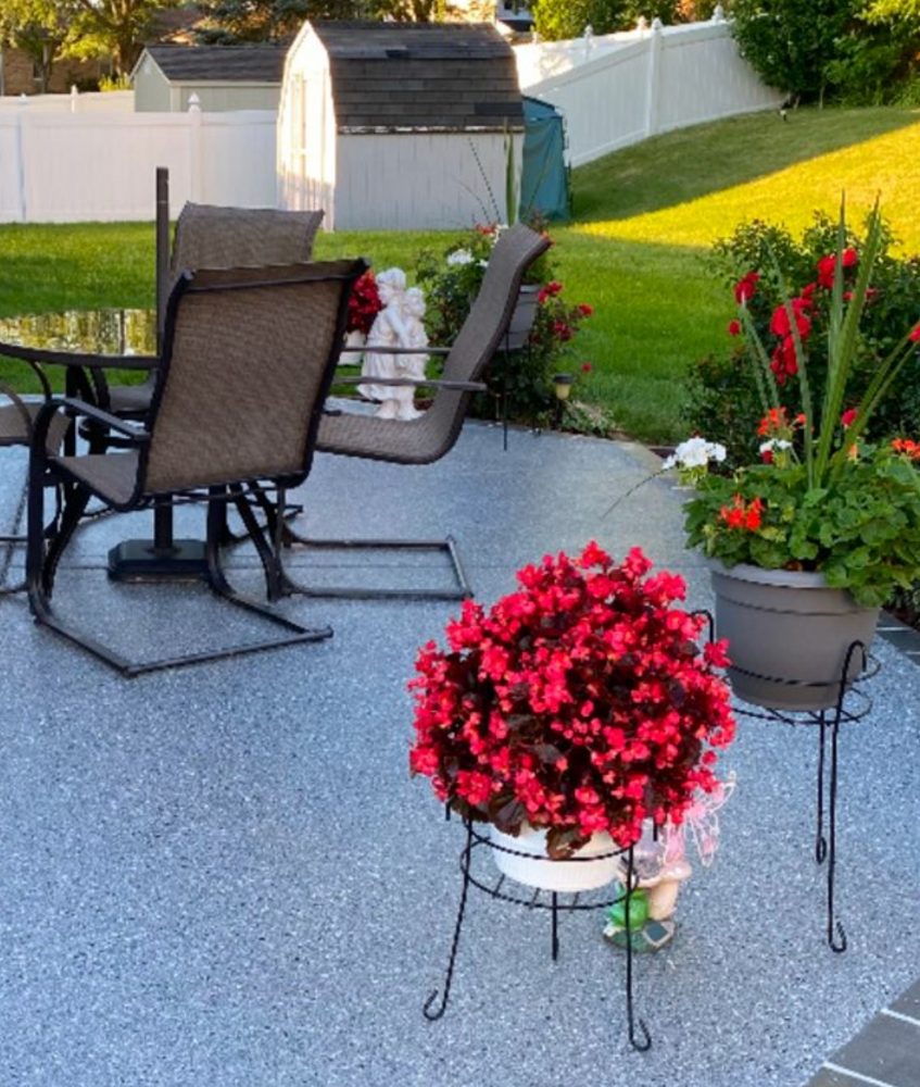 Patio coatings provide a durable, weather-resistant, and stylish solution to upgrade your outdoor living space. Using polyurea and polyaspartic coatings, we create a UV-stable, slip-resistant surface that enhances the beauty and longevity of your patio while standing up to heavy foot traffic and harsh weather. for Lakeside Garage Floors in Chicago, IL