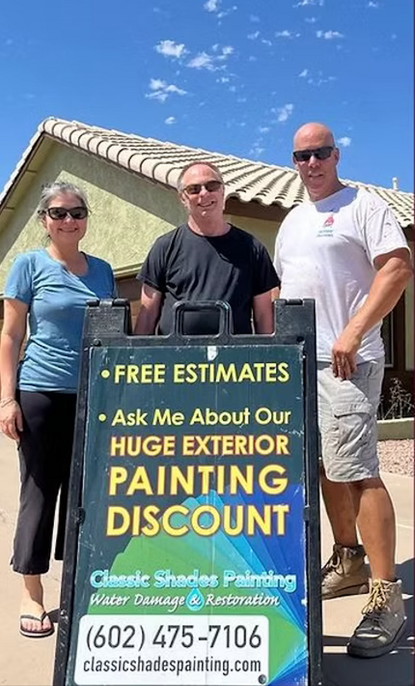 Classic Shades Painting Water Damage & Restoration LLC team in Mesa, AZ - people or person