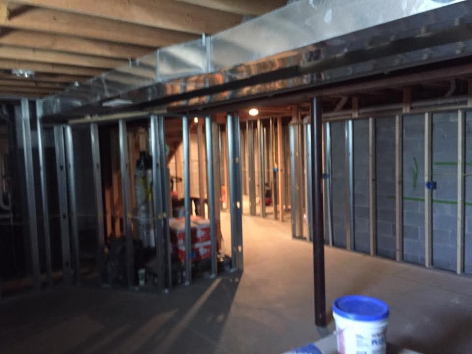 Basement build outs for Dawson Custom Interiors in Boise, ID