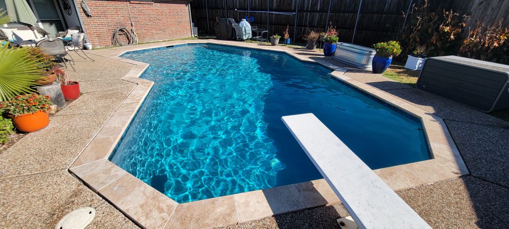 New Plaster Start Ups for Fox Ridge Pools in Garland, TX