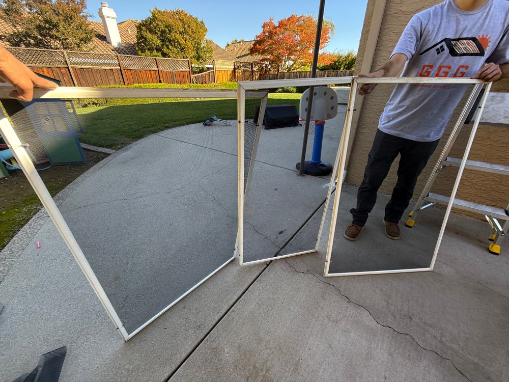 Screen replacement  for GGG Home Services in San Jose, CA