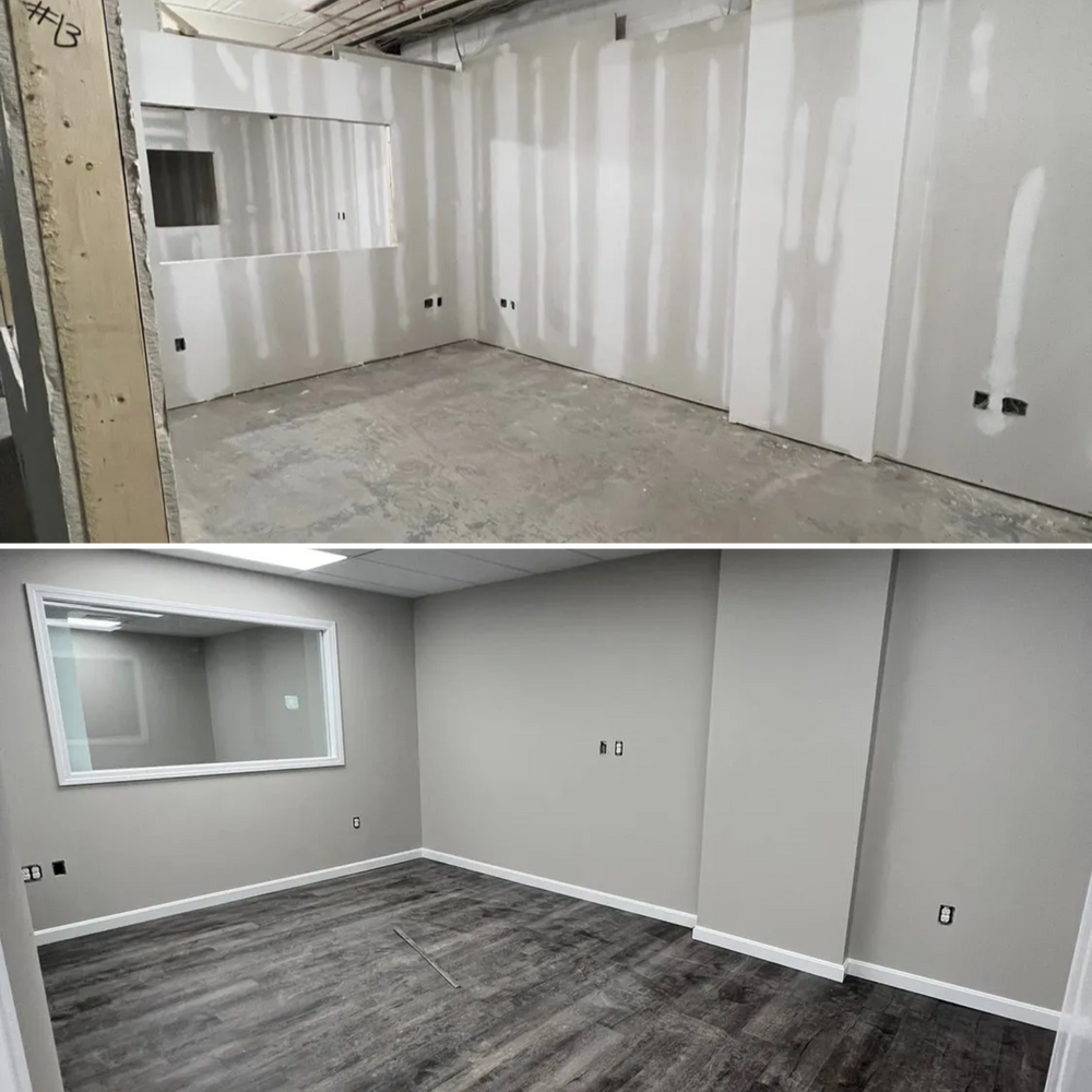 Before & After  for Suter & Sons Painting in Amherst, Western Massachusetts