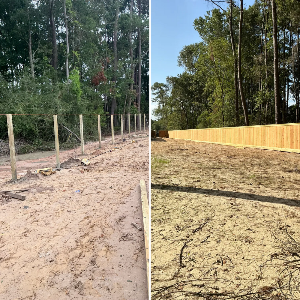 Our experienced fencing contractors provide expert installation and repair services to enhance the security and aesthetics of your property with high-quality fencing solutions tailored to meet your needs effectively. for Silver Mines Landscape & Construction, LLC. in Houston, TX