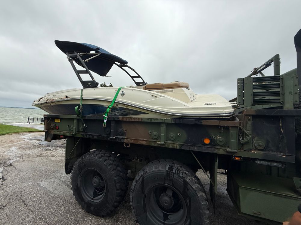 Emergency Boat Recovery for BR Construction LLC in Corsicana, TX