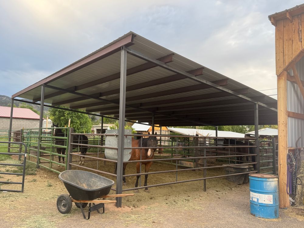 Corrals  for Burton Fencing in Parowan, UT