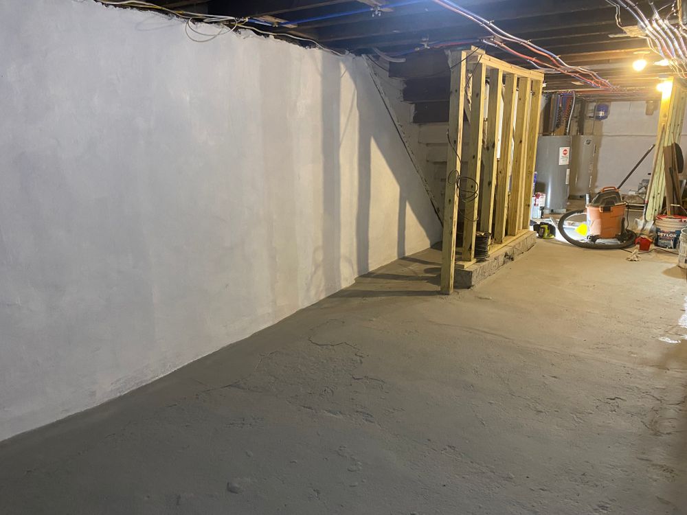 Basement waterproofing  for Markey Masonry LLC in Phoenixville, PA