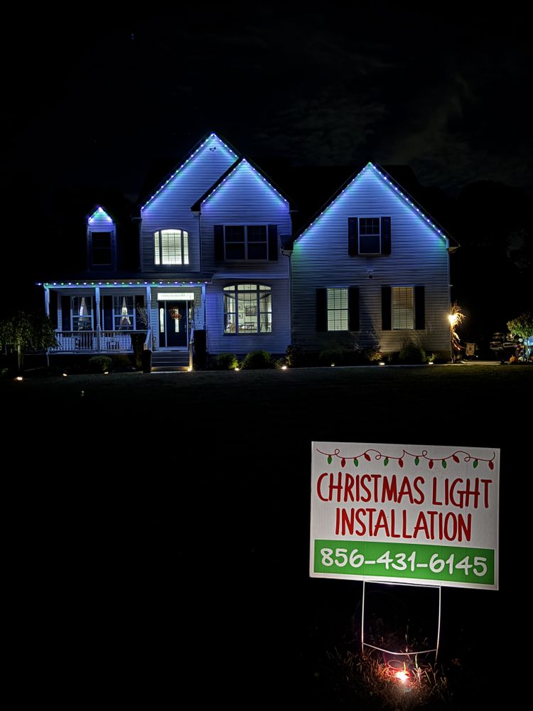 Permanent Lighting for Happy Holiday Christmas Lighting in Mullica Hill, NJ