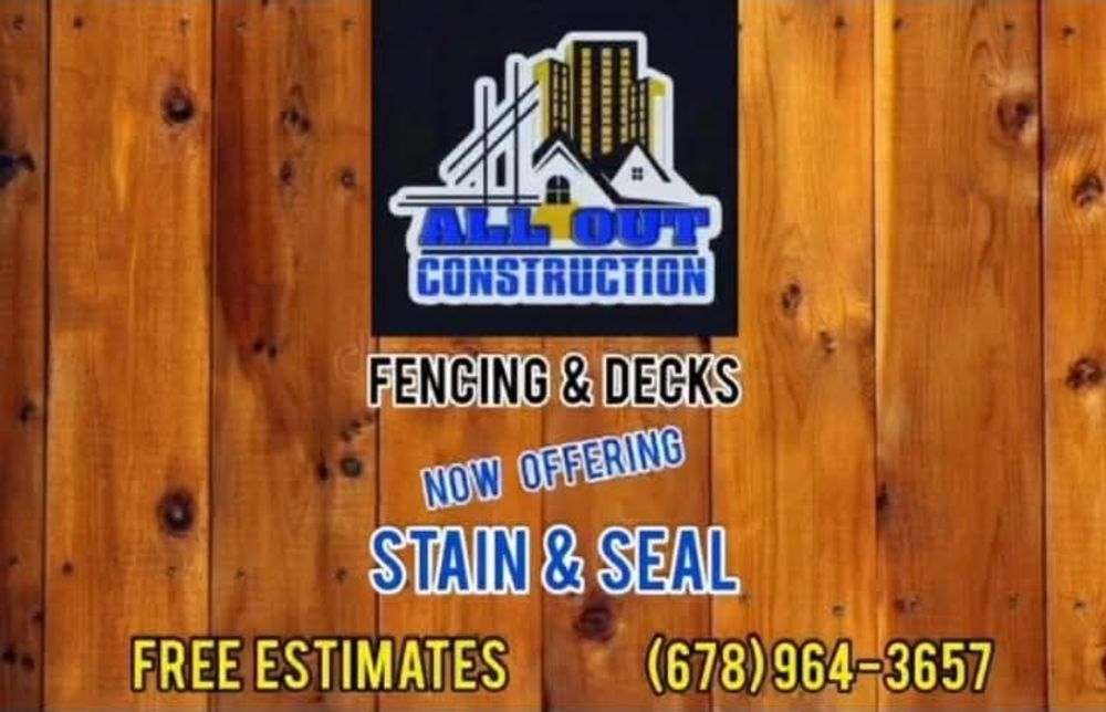 Fencing for All Out Construction in Atlanta, GA