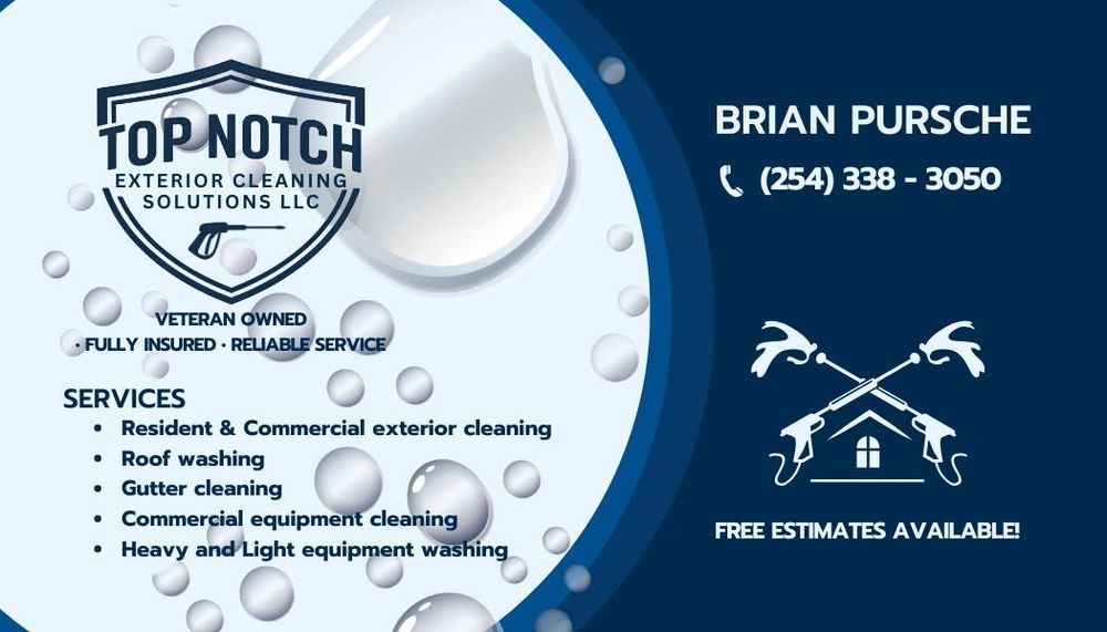 All Photos for Top Notch Exterior Cleaning Solutions LLC in Nolanville, TX