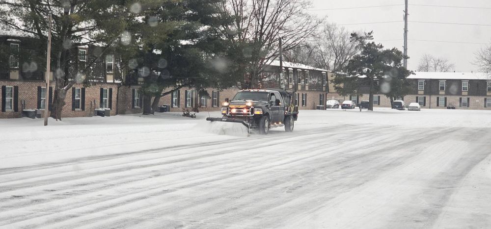Our professional snow removal service ensures a clear and safe driveway, sidewalk, and entrance for your home, providing peace of mind during winter's heaviest storms with reliable and efficient care. for Nicholson Lawn Care in Jeffersonville, IN