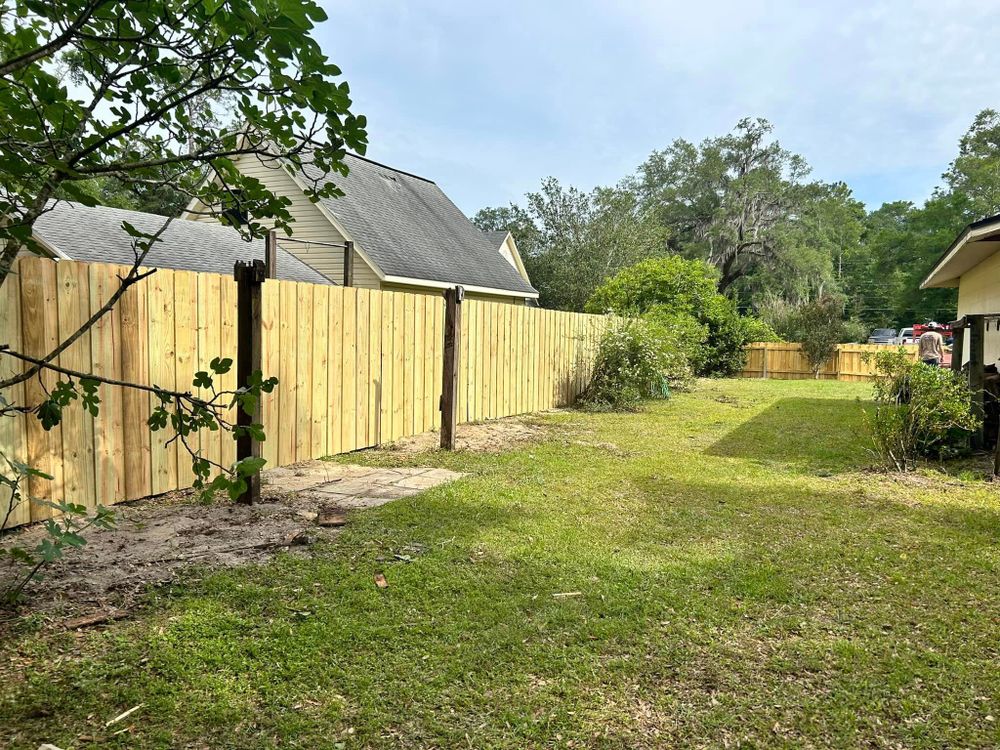 Our Fence Repair service provides homeowners with professional and efficient solutions for addressing damage, wear and tear, or structural issues in their fencing, ensuring enhanced safety and aesthetics. for Poole Fencing in Valdosta, GA