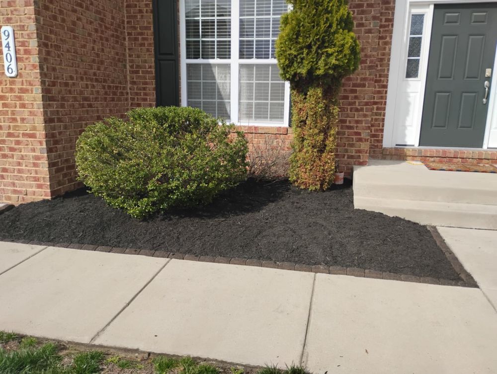 Landscape Design/Mulching for Sam I AM Property Solutions in Sunderland, MD