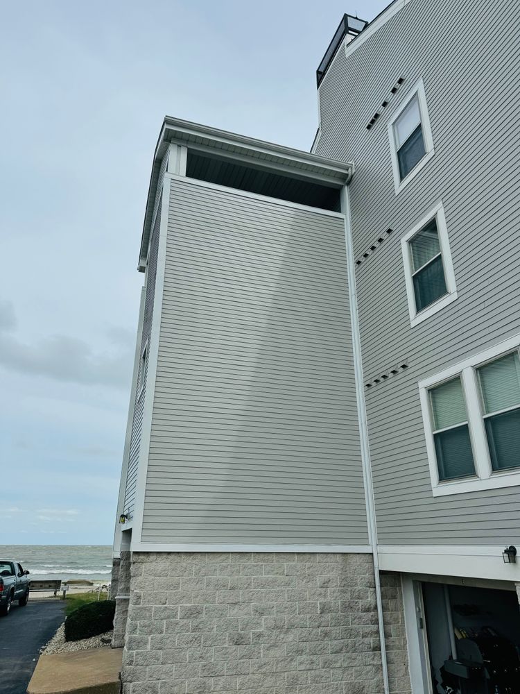 Exterior painting for Erie Builders & Construction in Sandusky, OH