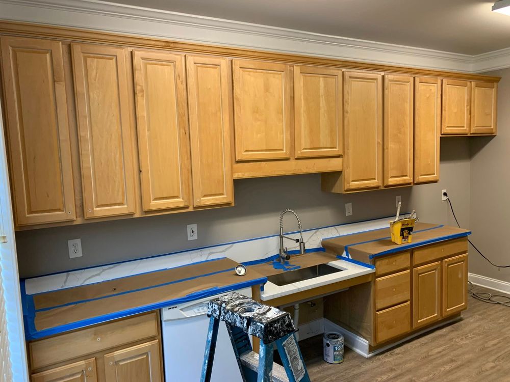 Refresh your kitchen or bathroom with our cabinet painting service, delivering smooth finishes, lasting protection, and a factory-like look that upgrades worn cabinets without the cost of full replacement. for CM Pride Painting LLC in Douglasville, GA