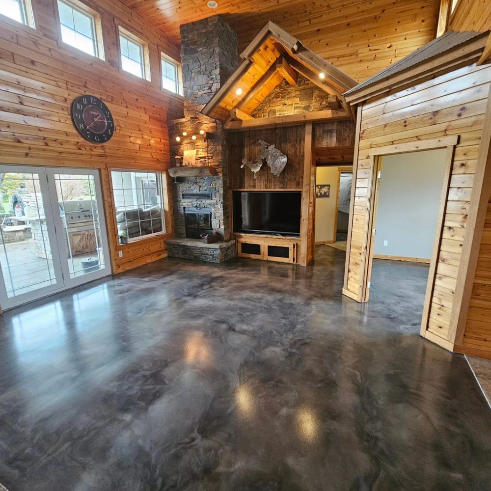 Metallic Epoxy Floors for Custom Concrete Coatings in Battle Lake, MN