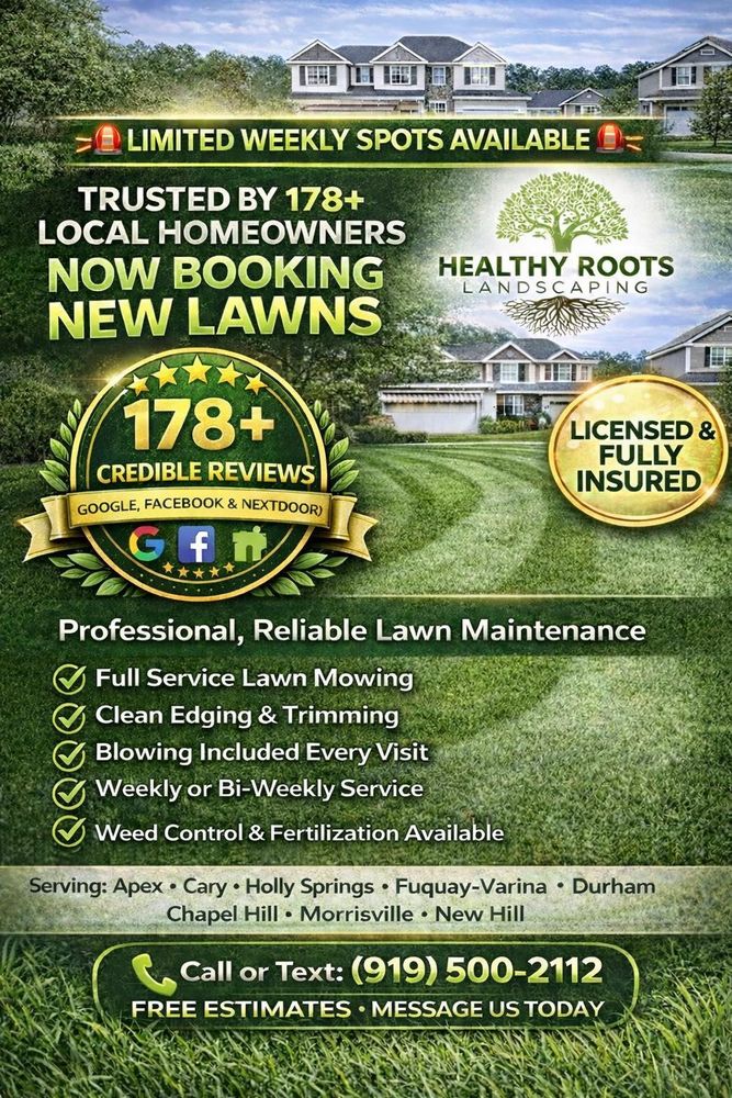 All Photos for Healthy Roots Landscaping in Apex, NC