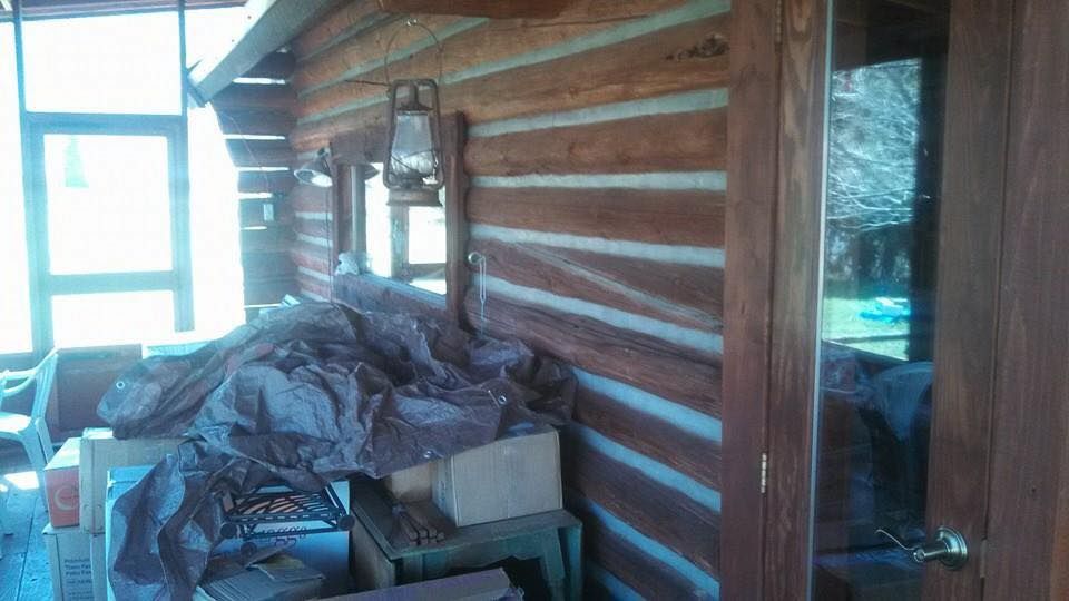 Log Home Restoration for True Blue Logworks LLC in Corvallis, MT