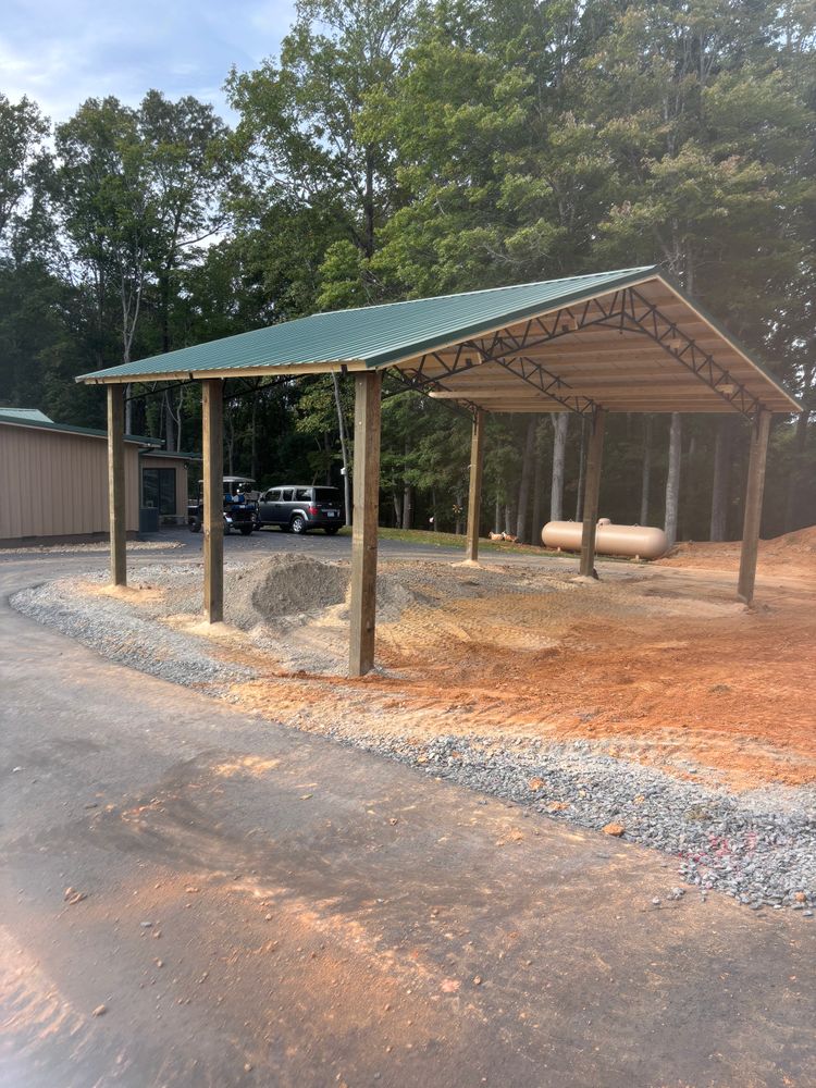 Pole Barn for LB Fencing & Services in Archdale, NC