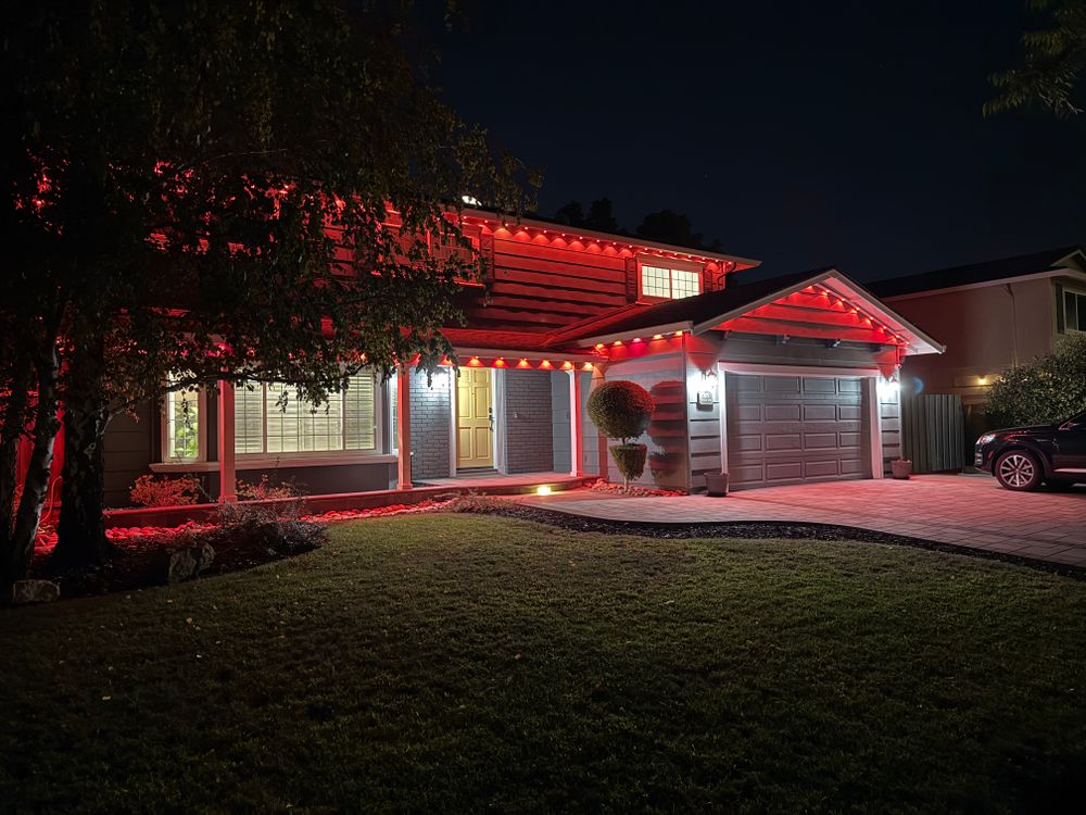 Holiday lighting  for GGG Home Services in San Jose, CA