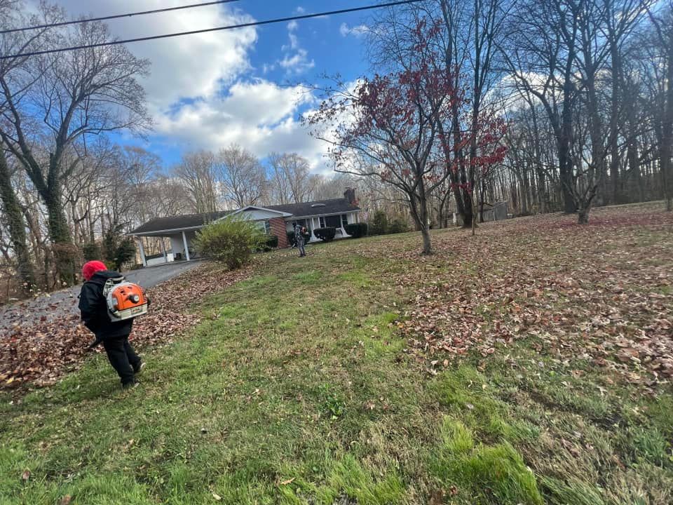 Our Fall Clean Up service ensures a pristine yard by removing leaves, debris, and preparing your landscape for winter. Enjoy a tidy outdoor space ready for the changing seasons. for Silburn Lawn & Landscape in Odenton, MD
