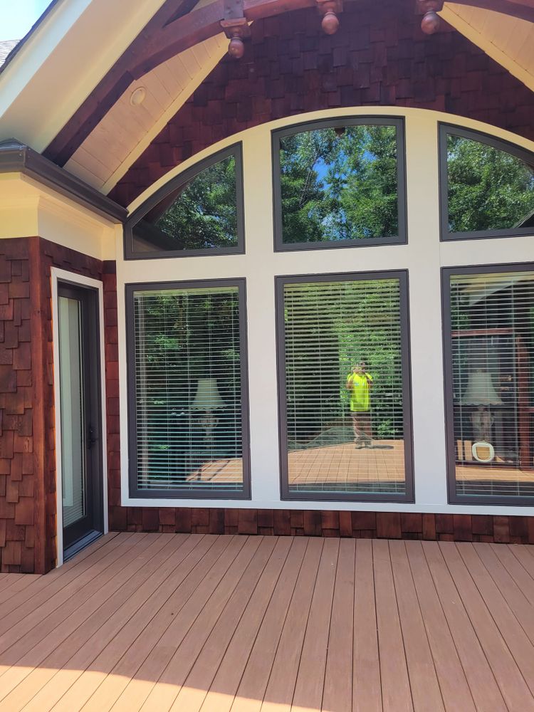 Experience crystal-clear views with our professional window cleaning service, ensuring your home shines bright. Our expert team guarantees streak-free windows, enhancing your home's curb appeal and letting more light in. for Squeaky Clean Windows Gutters & More in Hoover, AL