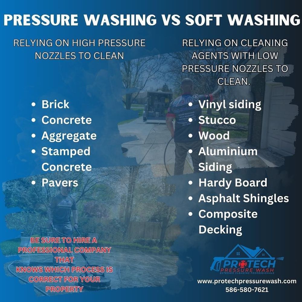 instagram for ProTech Pressure Wash LLC in Clinton Township, MI
