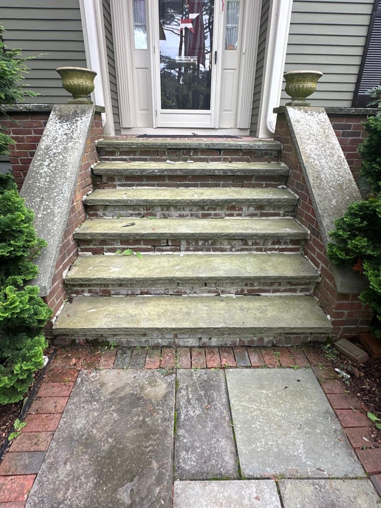 Step/stairs repairs and rebuilds for All For U Roofing & Masonry in Boston, MA
