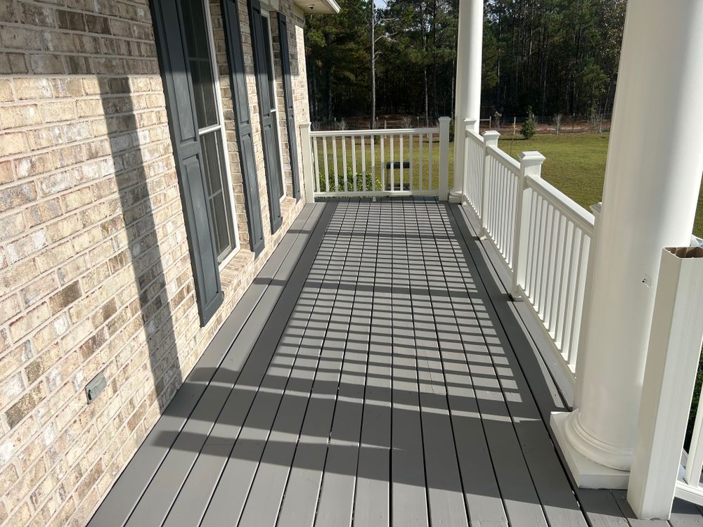 Trex handrails  for JB Nealy Fence in Elgin, SC