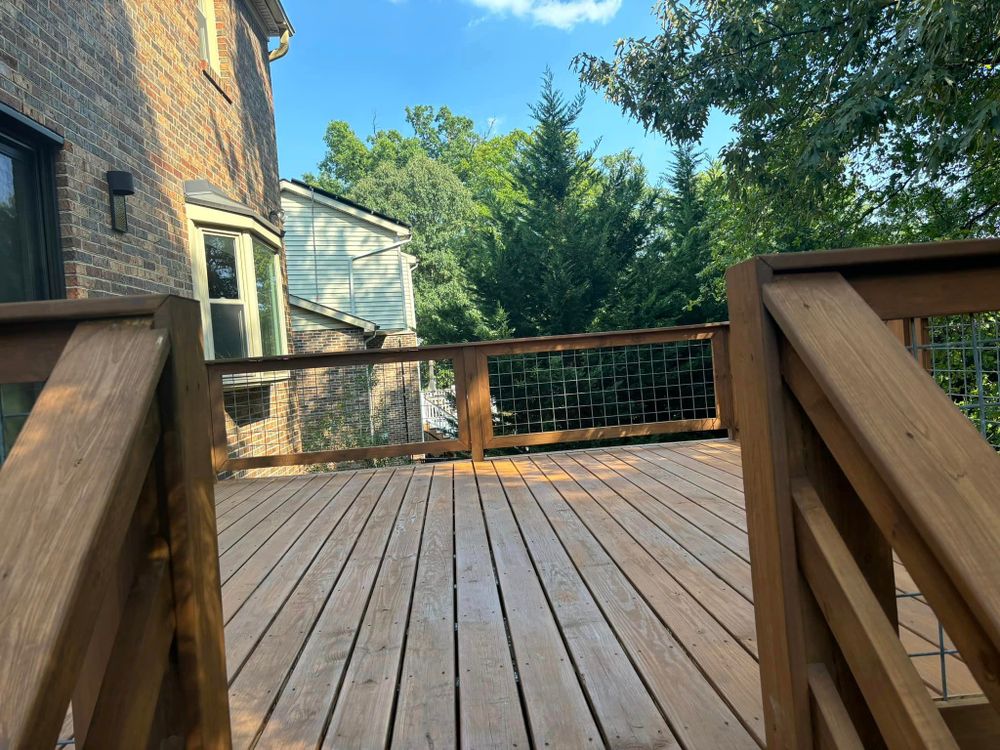 Transform your outdoor living space with our expert Deck & Patio Installation service. Our skilled team will create a beautiful and functional area for relaxing, entertaining, and enjoying the great outdoors. for R. Longoria Constructions in Cheverly, MD