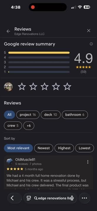 All Photos for Edge Renovations LLC in Newman, GA