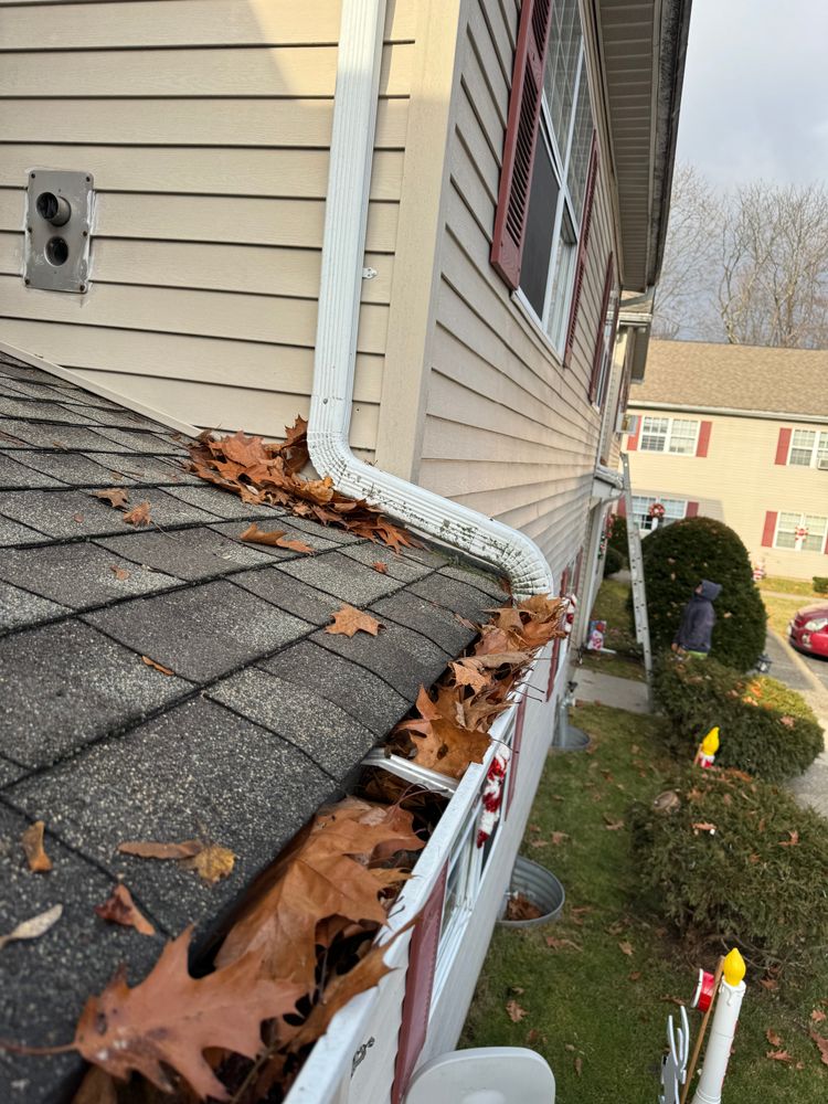 Our Gutter Cleaning service ensures the cleanliness and proper functioning of your gutters, preventing potential water damage to your home's foundation and landscaping. for Triscape LLC  in Port Jervis, NY