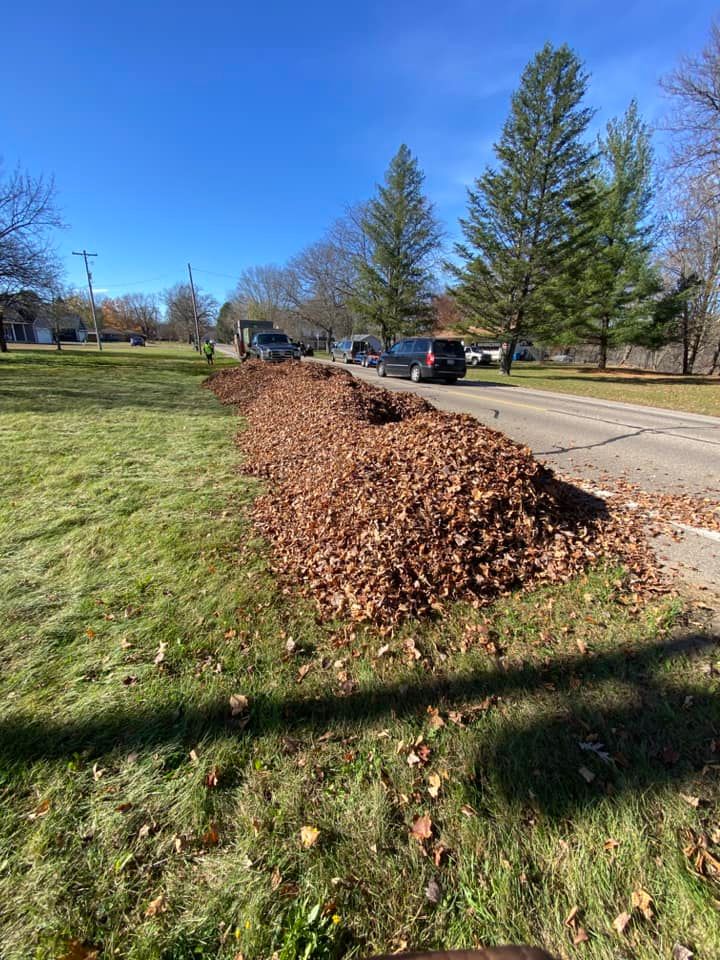 Our Fall Clean Up service ensures a pristine yard through leaf removal, debris cleanup, and plant care, preparing your landscape for winter while enhancing curb appeal and promoting healthy growth for spring. for Land Movers in Kalamazoo County, MI