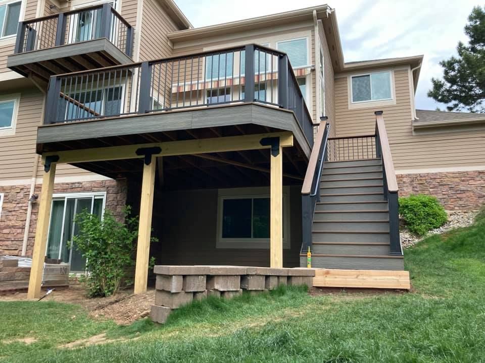 Deck Construction for Black Gold Construction & Design in Greeley, CO