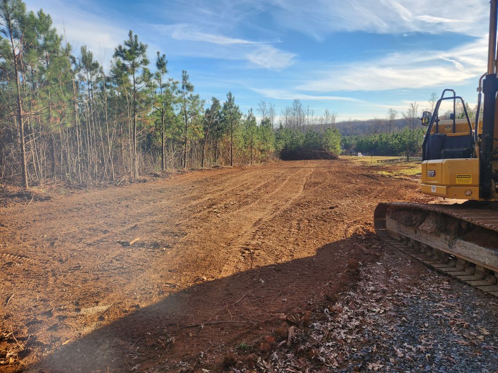Clearing for C.A. Sherry Land Improvement, LLC. in Louisa, VA