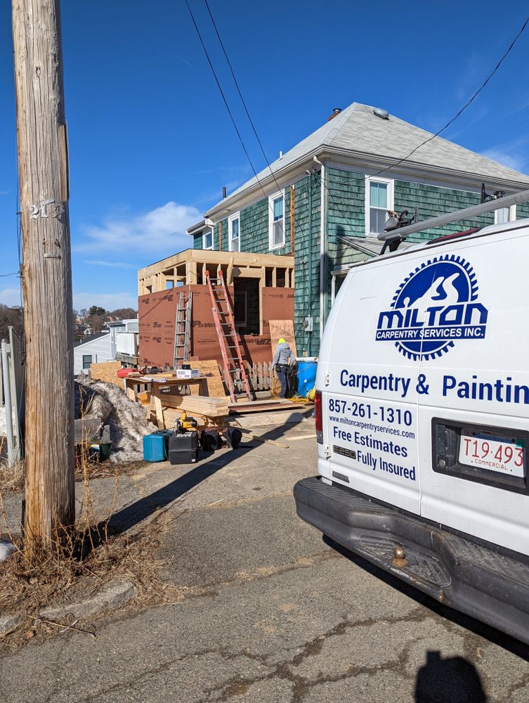 House additions for Milton Carpentry Services in Lynn, MA