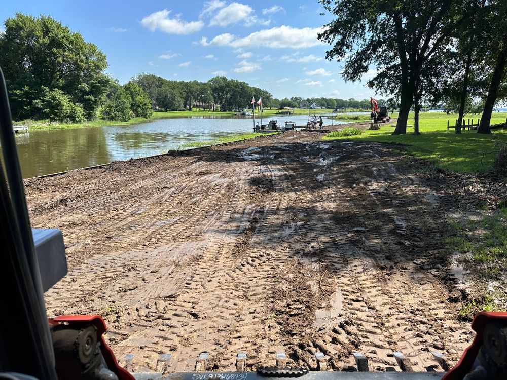 Grading for BR Construction LLC  in Corsicana, TX