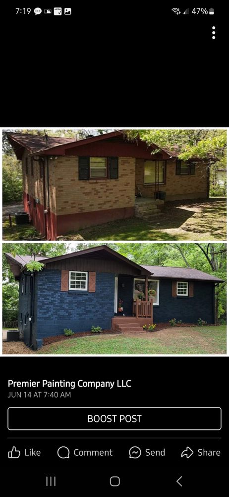 Exterior Painting for Premier Painting Company, LLC in Murfreesboro, TN