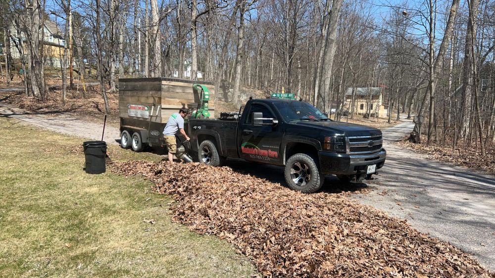 Our Fall Clean Up service includes leaf removal, gutter cleaning, hedge trimming, and lawn reseeding to prepare your yard for winter. Keep your property looking neat and healthy with our help. for Denicola’s Lawn Care in Oxbow,  NY