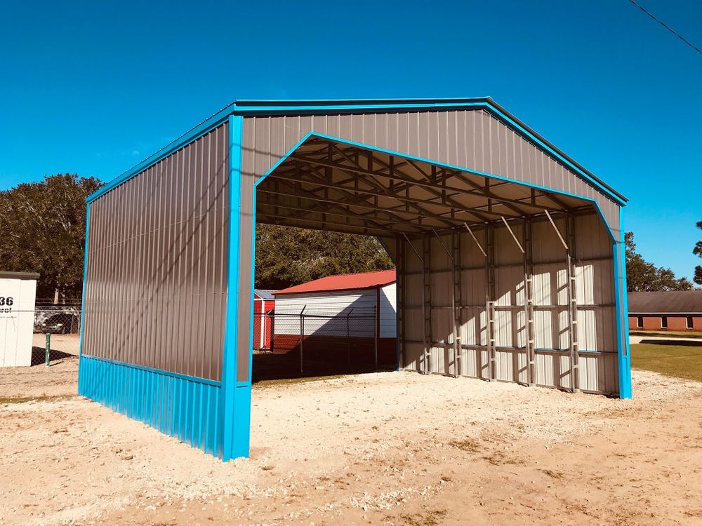 Our Carport Canopy service offers a stylish and functional solution for protecting your vehicle from the elements, adding value and convenience to your home with expert installation. for Elite Custom Metal Structures in Belmont, MS