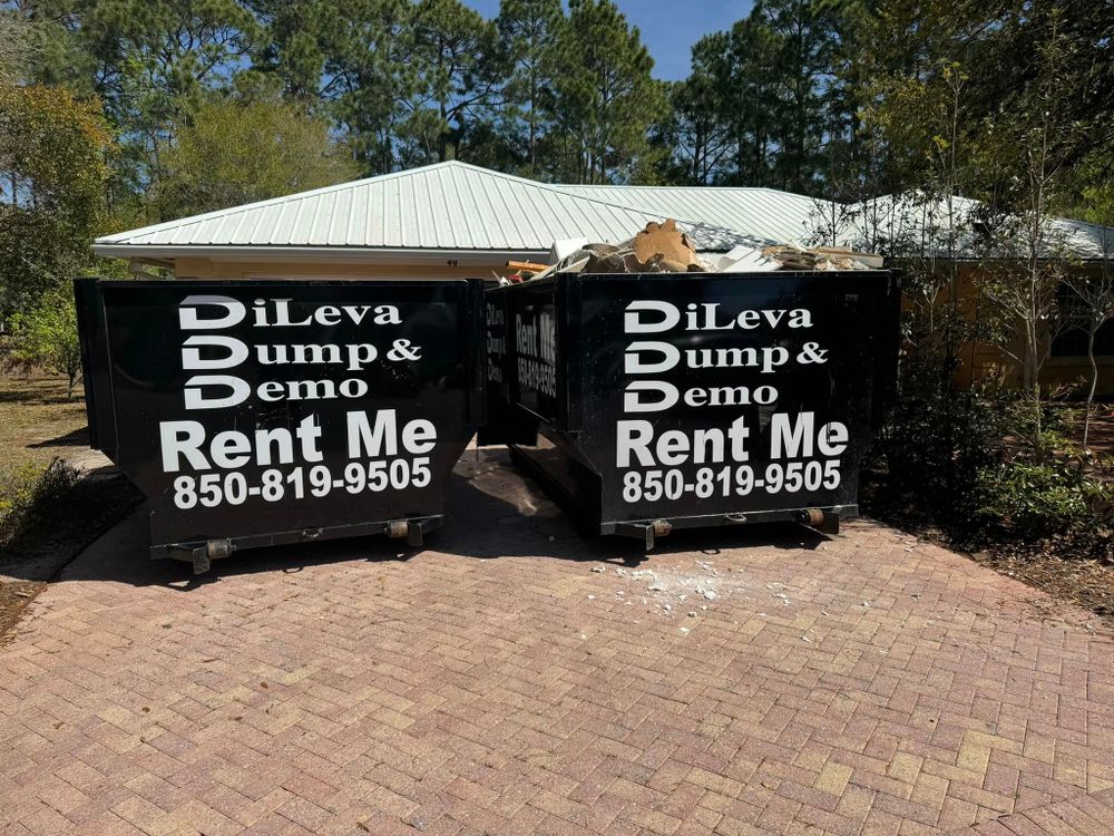 Dumpster Rental for DiLeva Dump and Demo in Panama City, FL