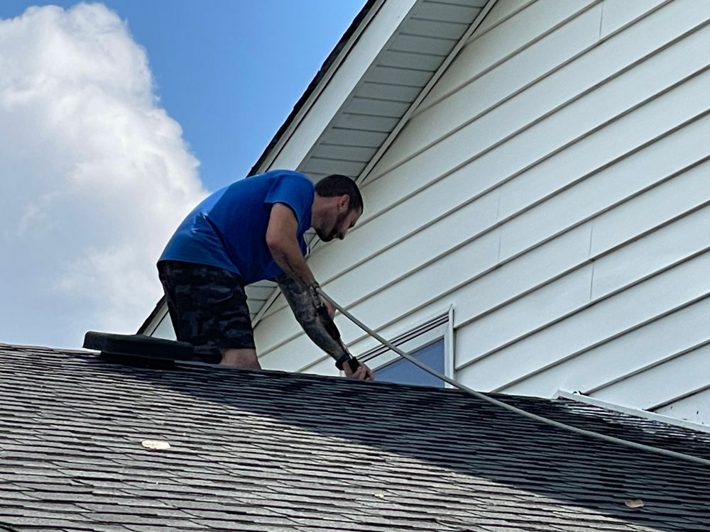 Roof Washing for Premier Partners, LLC. in Volo, IL