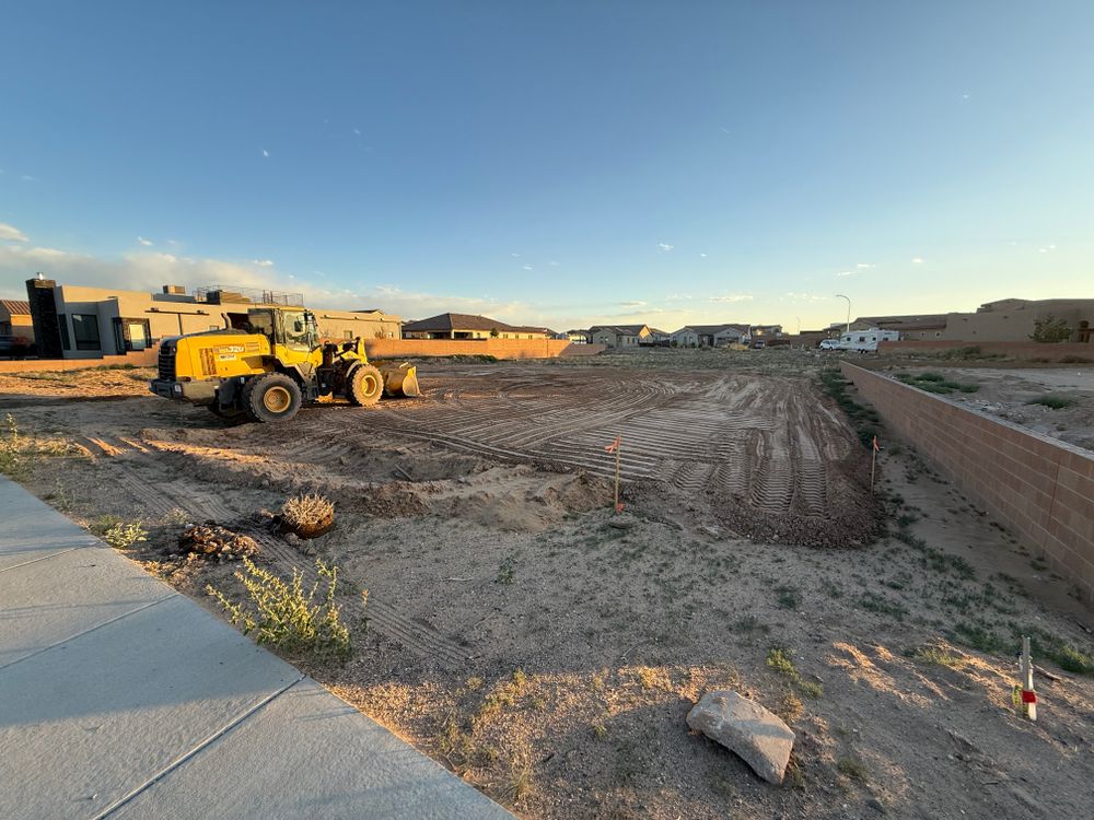 Our Land Clearing and Grading service efficiently removes vegetation, rocks, and debris while leveling your property to ensure a strong foundation for construction or landscaping projects tailored to suit your needs. for Longley Construction in Algodones, NM
